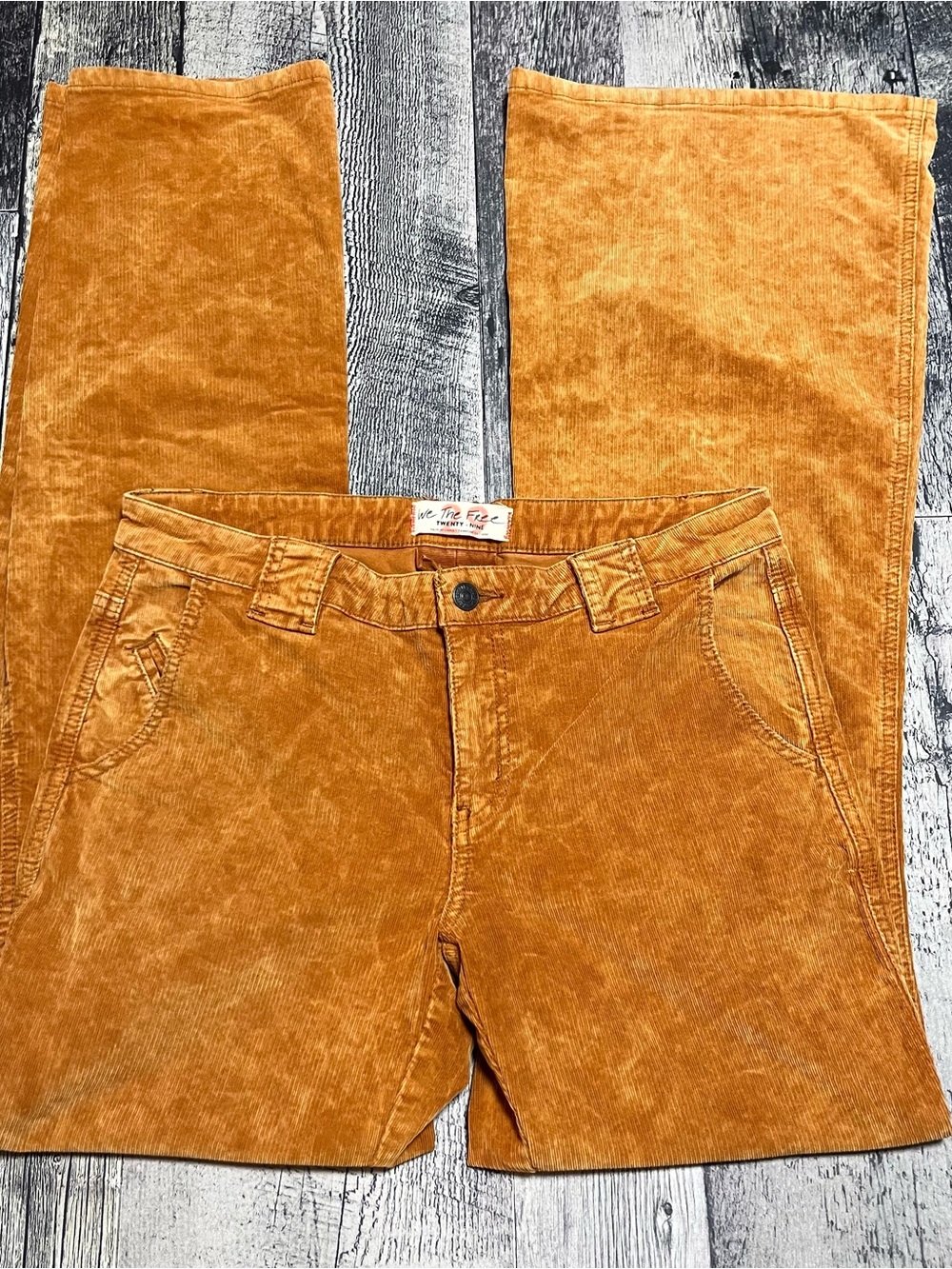 Free people corduroy flare jeans